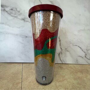 Starbucks 2018 Holiday Collection Sand Flow Acrylic Tumbler